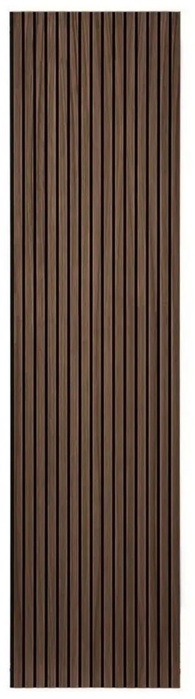 ALFIstyle Akustický obkladový panel, MDF, PES, 2 440 × 605 × 21 mm, orech tmavý