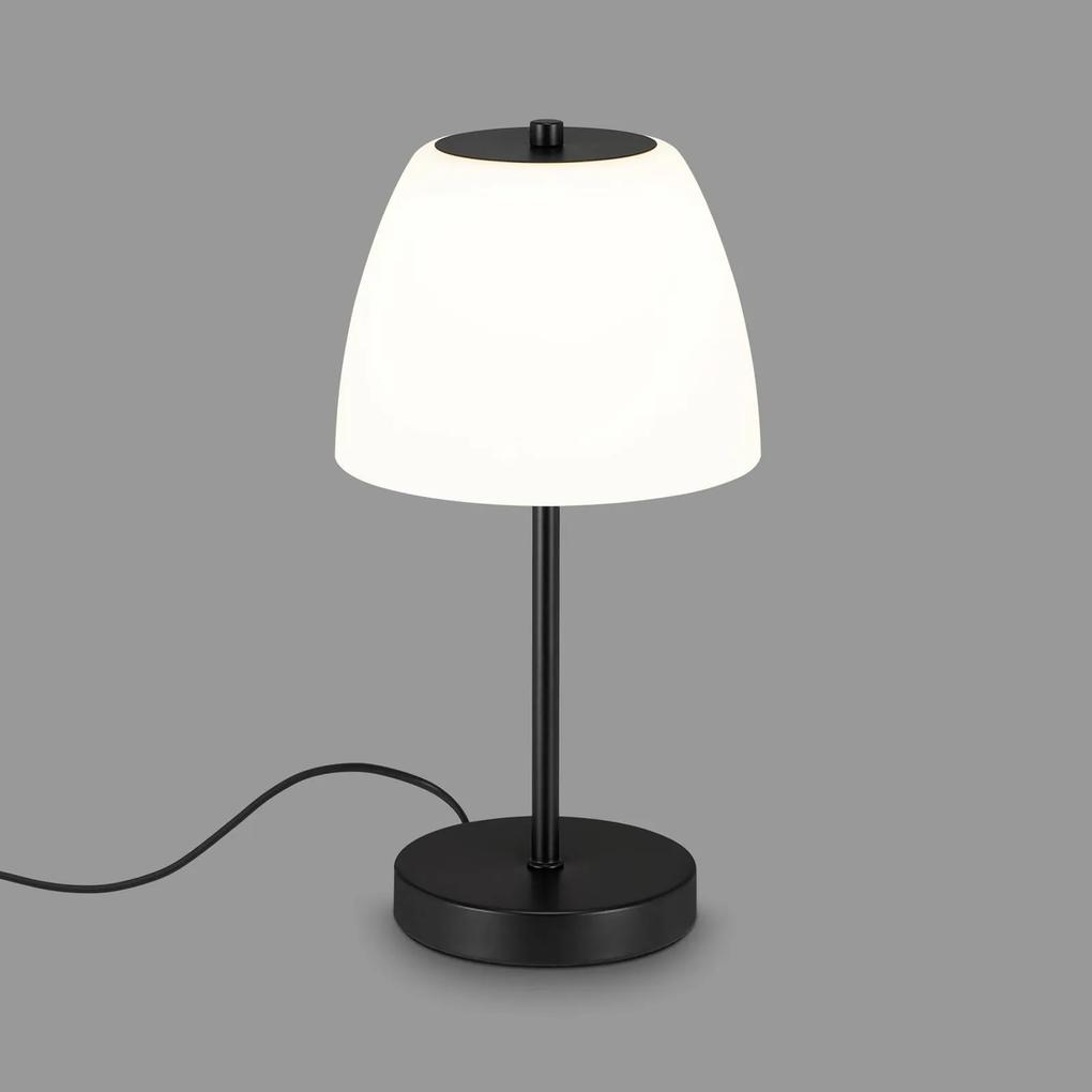 Stolová LED lampa Masa dotykový stmievač, čierna
