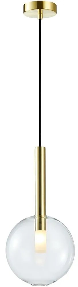 Luster na lanku NIKO 1xG9/9W/230V pr. 20 cm zlatá