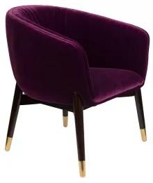 Lounge křeslo DUTCHBONE DOLLY, purple FR Dutchbone 3100094