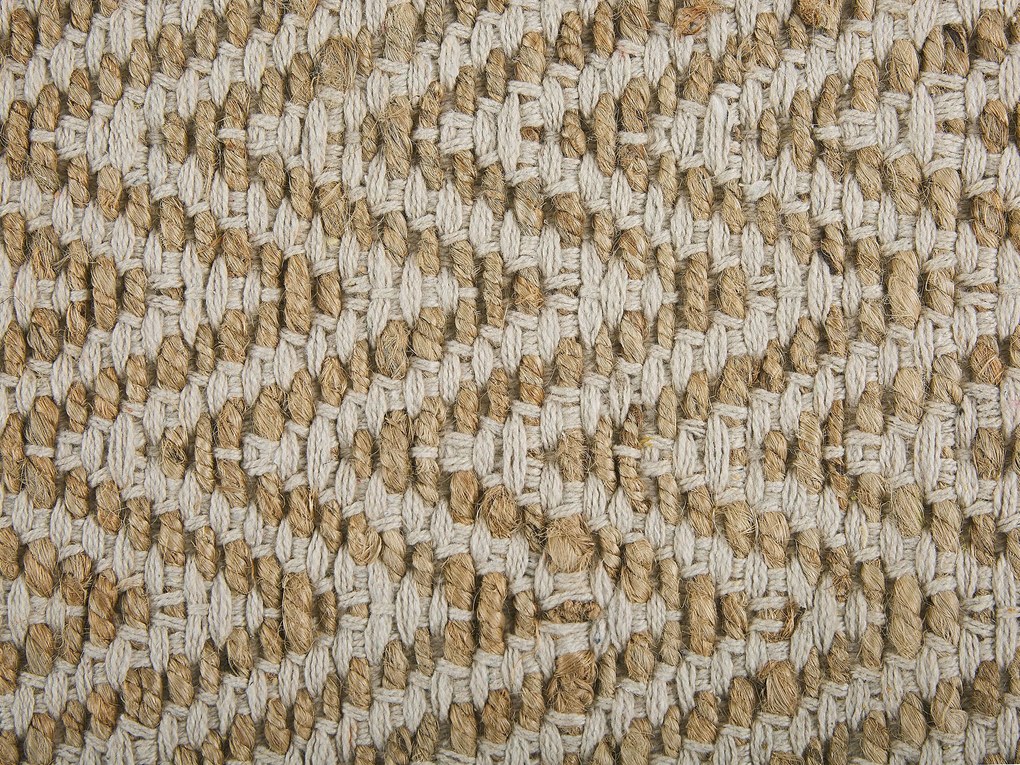 Jutový koberec 50 x 80 cm béžový AFRIN Beliani