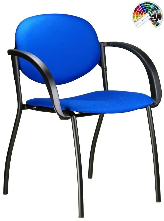 ALBA Konferenčná rokovacia stolička WENDY čalúnenie FILL, SUEDINE