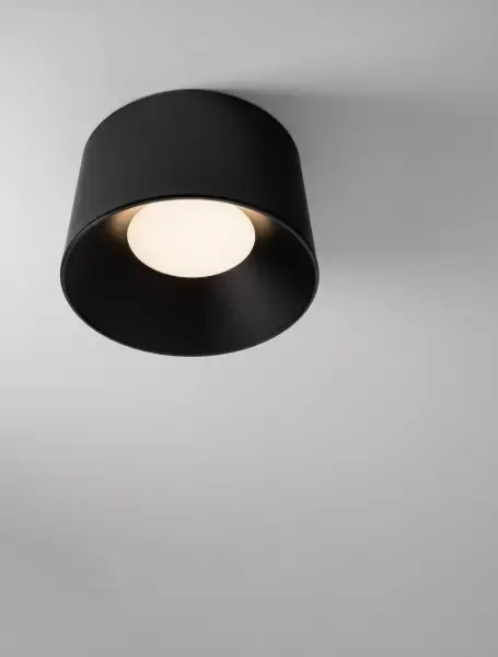 LED čierne dizajnové stropné svietidlo Atil 50