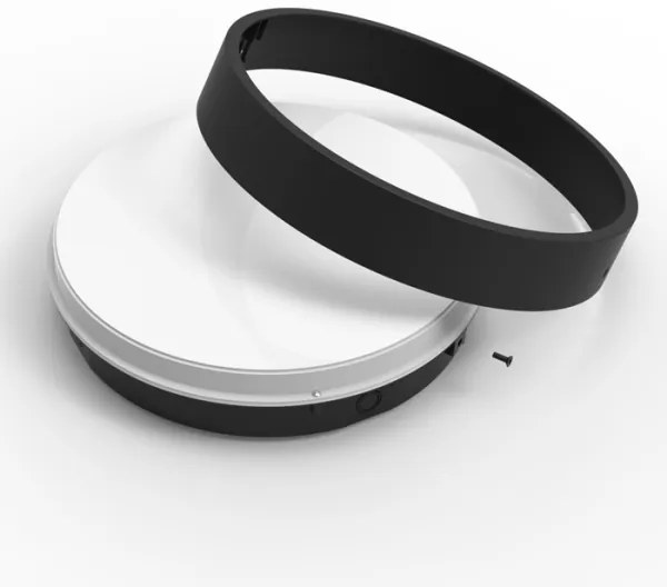 Ecolite WMAT300/HF-15W/CR - LED Stropné svietidlo so senzorom LED/15W/230V čierna