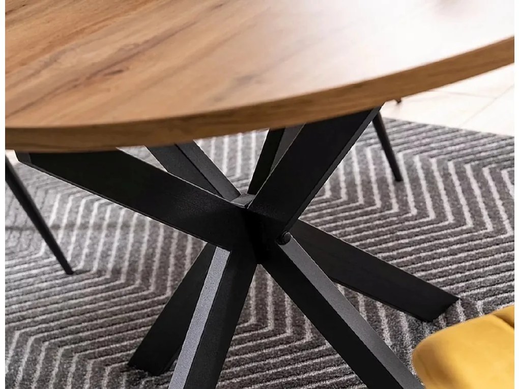 Rozkladací jedálenský stôl GASTON 100(135)X100 cm, dekor dub artisan