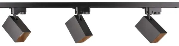Bodové svietidlo do lištového systému SQUARE 3xGU10/10W/230V + 1 m lištový systém