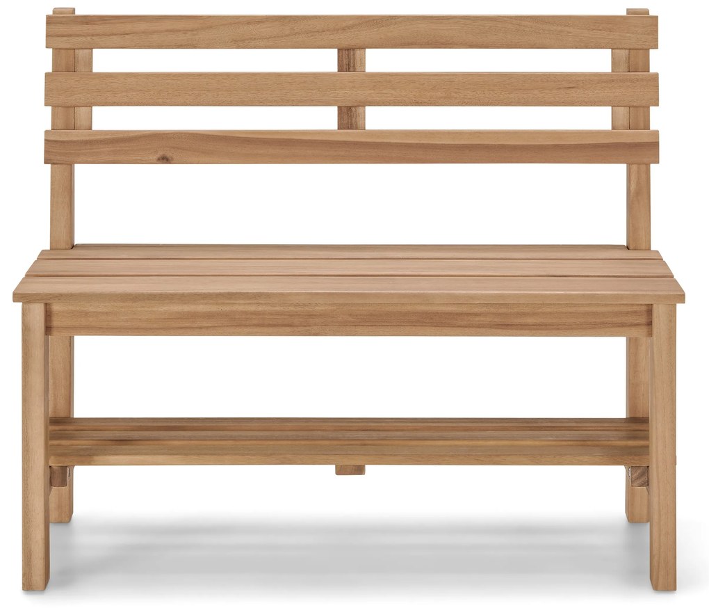 Záhradná lavička »Lenja« s poličkou