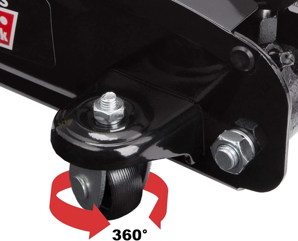 InternetovaZahrada Pojazdný hydraulický zdvihák 2t 85-330 mm + kufor