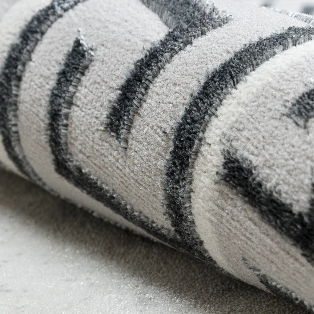 Kusový koberec Allure 1960 white/grey, 140x190, šedá, kancelária, Dywany Łuszczów