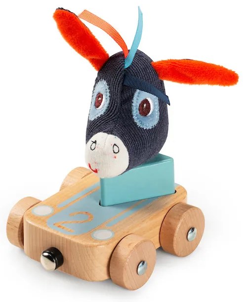 Lilliputiens - súprava 3 drevených autíčok - Farma