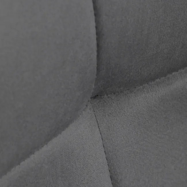 Jedálenská stolička zamatová, sivá CT-V5081 GREY4