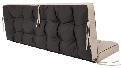 Vankúš na záhradnú hojdačku POLA 120 cm béžový ekolen