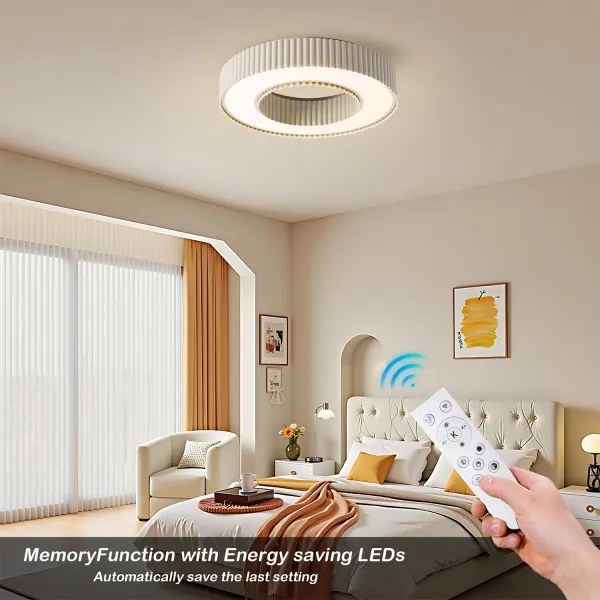 Brilagi - stmievateľné stropné svietidlo LUMIX LED/48W/230V 3000-6000K, béžové, priemer 50 cm + diaľkové ovládanie