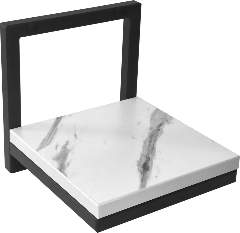 Závěsný stojan na květiny TORGET černý/bílý