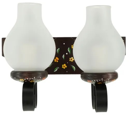 Brilagi - Nástenné svietidlo QUEEN 2xE14/40W/230V buk/wenge