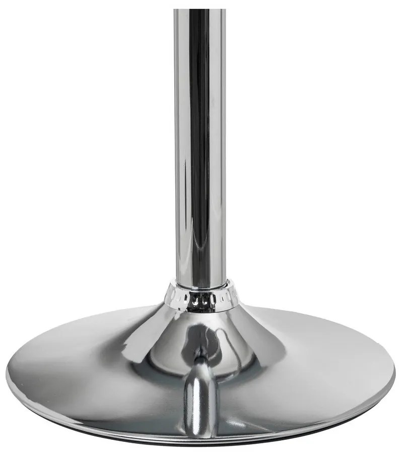 Čierne barové stoličky s nastaviteľnou výškou z imitácie kože v súprave 2 ks (výška sedadla 56,5 cm) – Casa Selección