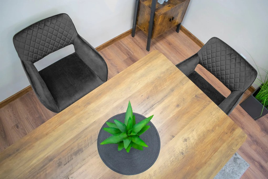 Kreslo AMALFI - tmavosivý zamat x 1 9401 71 00 00