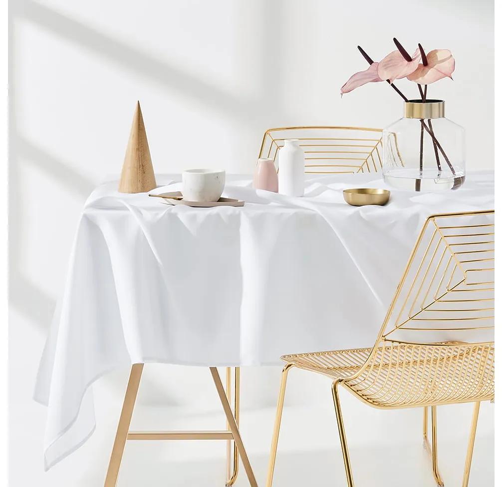 Room99 Dekoračný obrus na stôl AURA Farba: Biela, Veľkosť: 110 x 160 cm