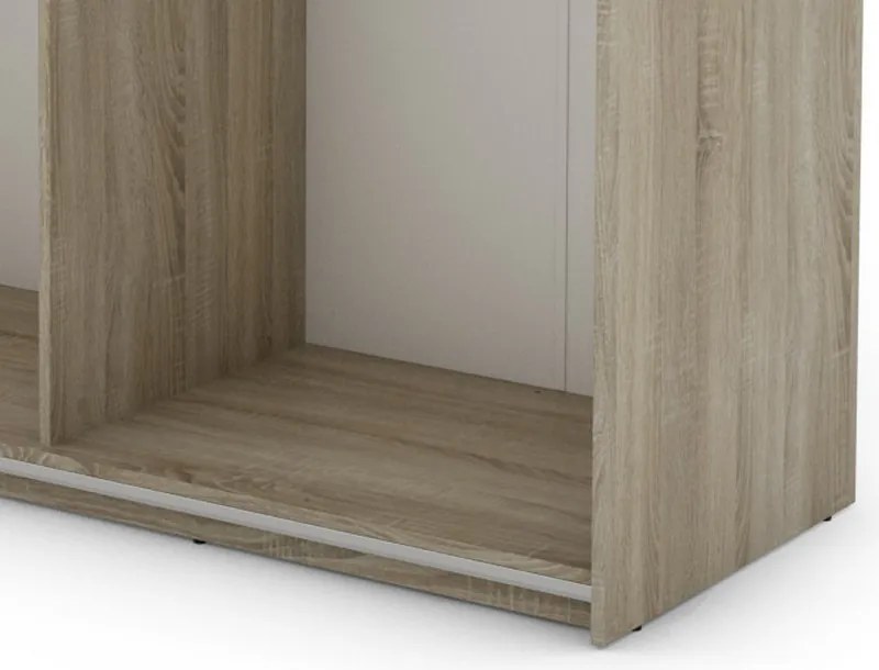 Šatníková skriňa Carlos 150/61 2D, dub sonoma, 150 cm