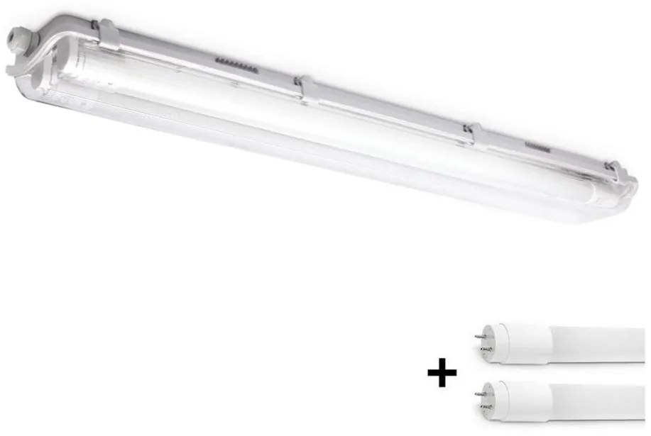Brilagi -LED Tech. žiarivkové svietidlo OPTIMA T8 2xG13/9W/230V 4000K IP65 67,5 cm
