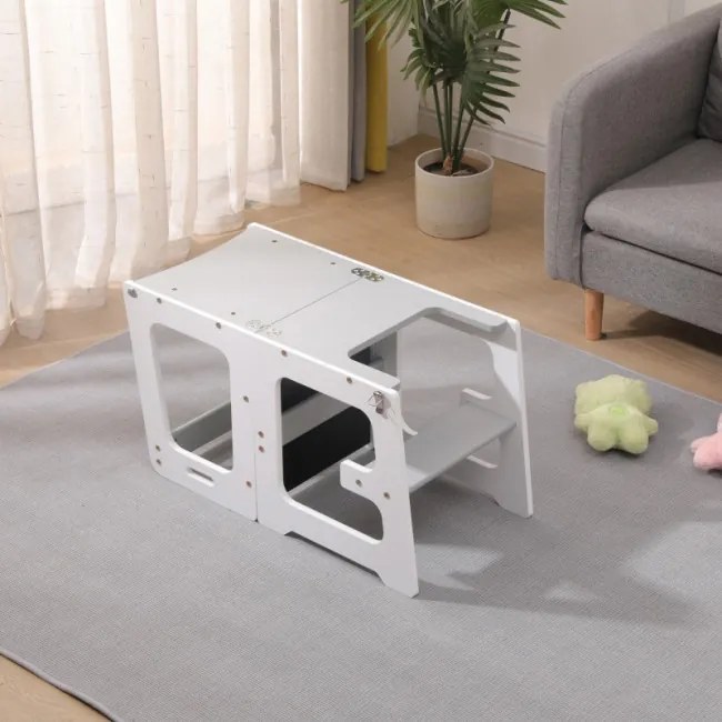 Učiaca veža 3v1 Mooby 35 sivá