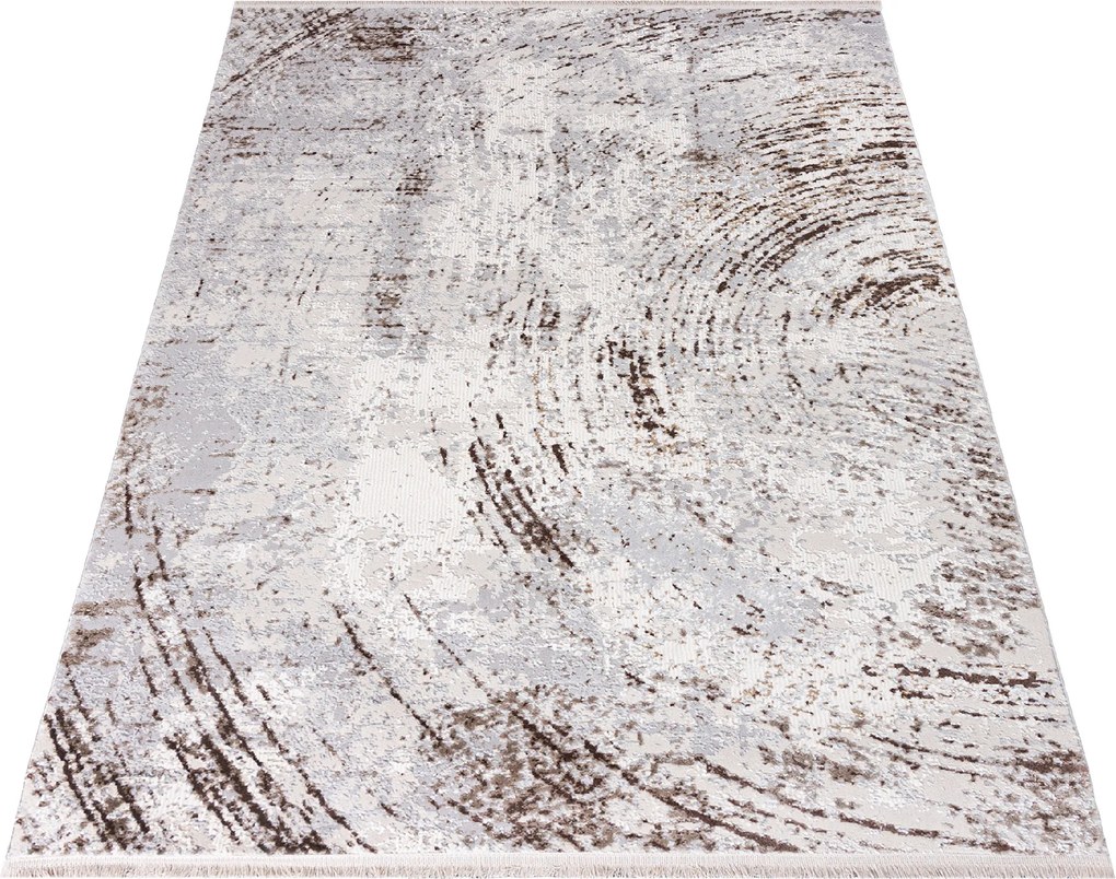 TA Koberec K907D SH_CREAM L_GRAY SAHARA Rozmer: 180x250 cm