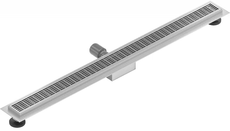 Mexen Flat M33 nerezový sprchový žľab 80 cm, nerez, 1033080-15