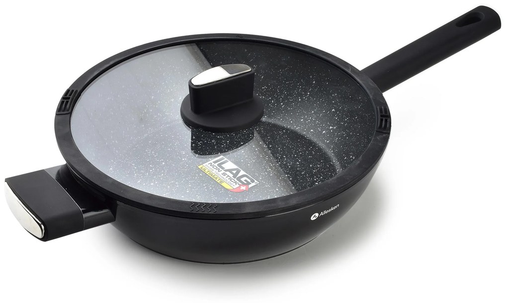Hliníková panvica VALERIAN ALLESKEN ILAG NON STICK 28 cm čierna