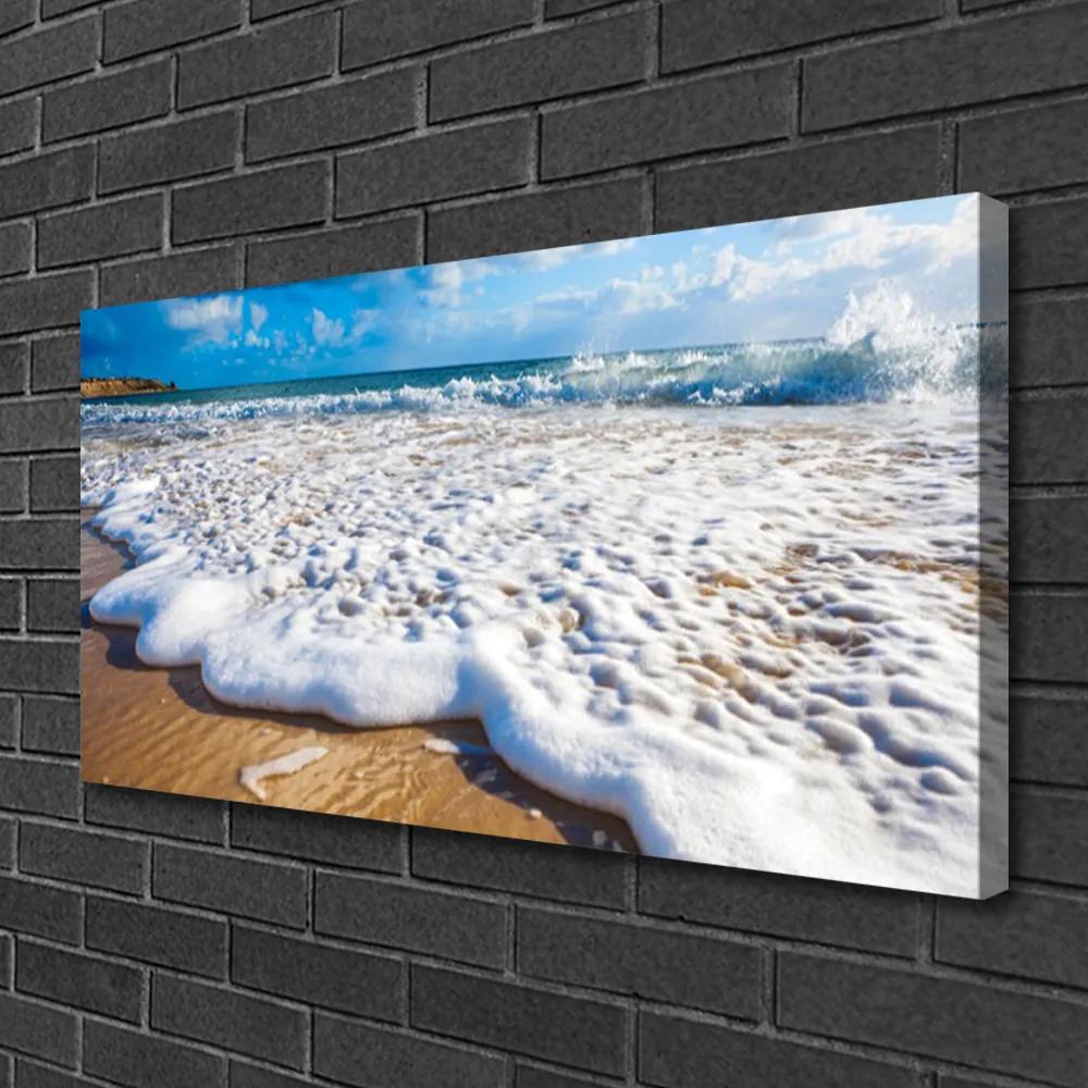 Obraz na plátne Pláž more pisek príroda 100x50 cm