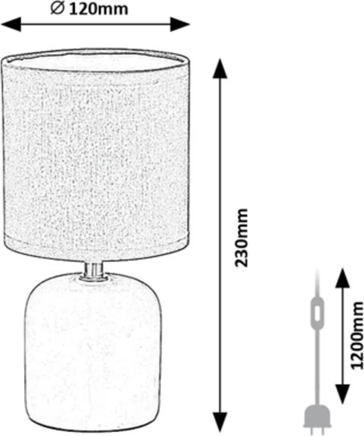 Rabalux DAPHNI stolná lampa 74055