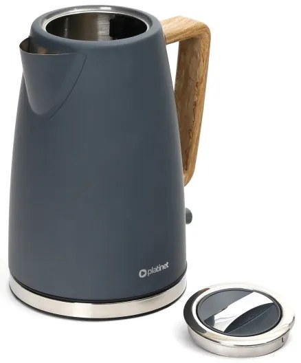 Rýchlovarná kanvica 1,7 l 2400W/230V nerez/šedá