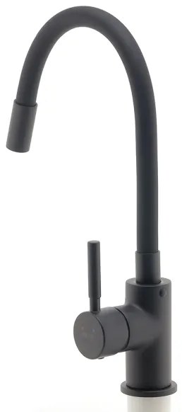 FERRO - Drezová batéria s flexibilným ramienkom matná čierna