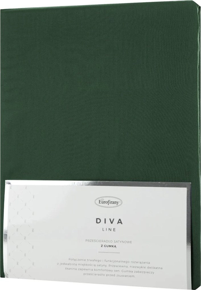 MAKOSATÉNOVÉ PRESTIERADLO DINA 140X200 CM TMAVOZELENÉ