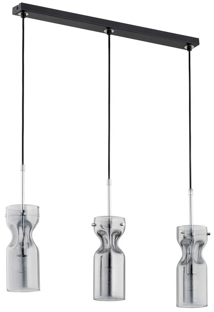 Luster na lanku KAPRIS 3xE14/40W/230V strieborná