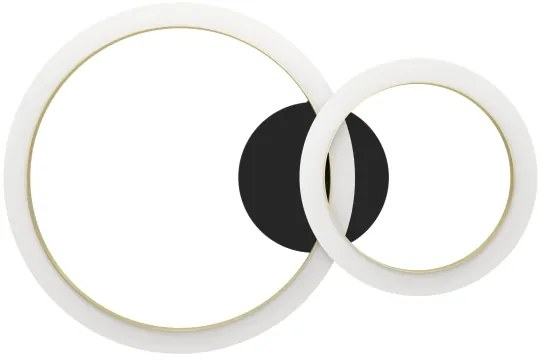 Eglo 901223 - LED Stmievateľné stropné svietidlo CALLIERA LED/12W/230V čierna/zlatá