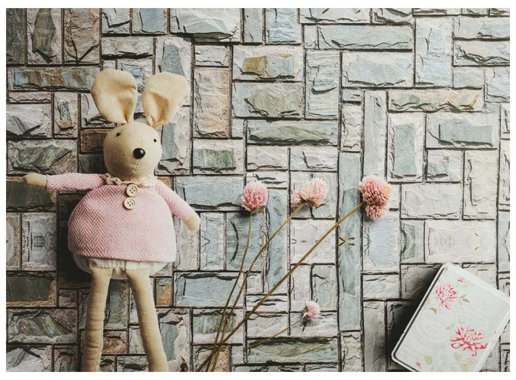DECOREUM Vinylová rohož pre domácnosť dlažby 60x90 cm 90577