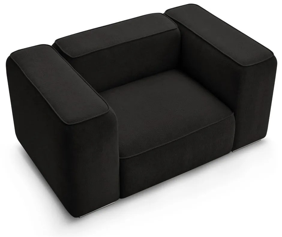 Čierne kreslo Zephyr – Bobochic Paris