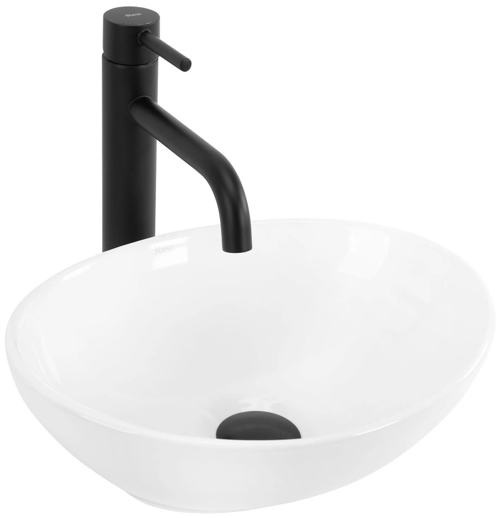 Rea Sofia mini, umývadlo na dosku 34x27 cm, biela, REA-U0623