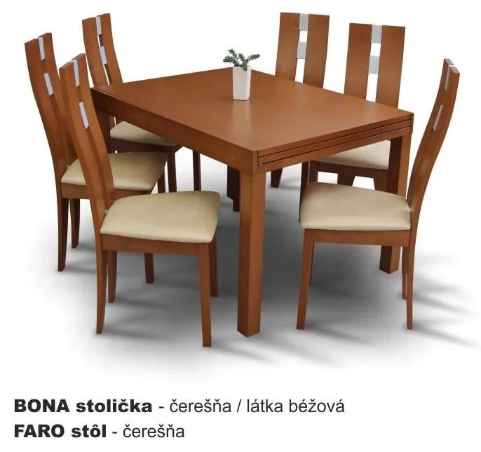 Tempo Kondela Jedálenský stôl, rozkladací, čerešňa, 120-240x90 cm, FARO
