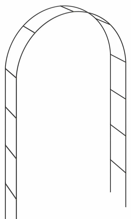 InternetovaZahrada Záhradný oblúk - 240x140x37 cm