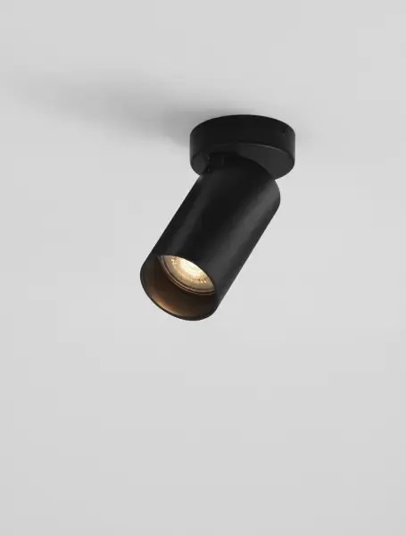 Minimalistické bodové svietidlo Oso Čierna