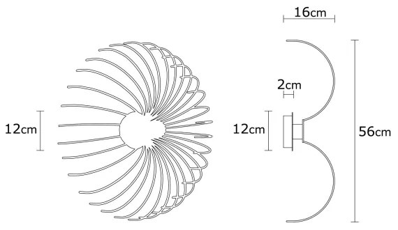 Nástenné svietidlo ASPENDOS 1xE27/40W/230V