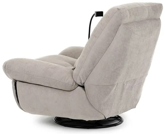 Autronic BONTEC Polohovacie kreslo, elektrické zabudované ovládanie, béžová, látka, TV-7081 LAN2 Farba: Béžová