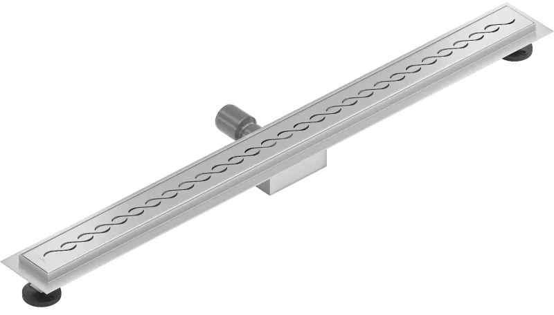 Mexen Flat nerezový sprchový žľab 100 cm vzor M18, 1023100-15