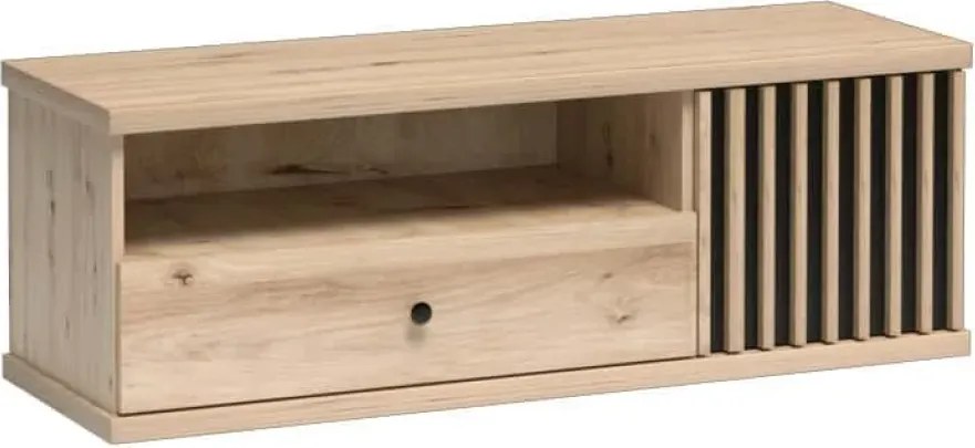KOLI C-07 TV stolík, remeselne spracovaný dub