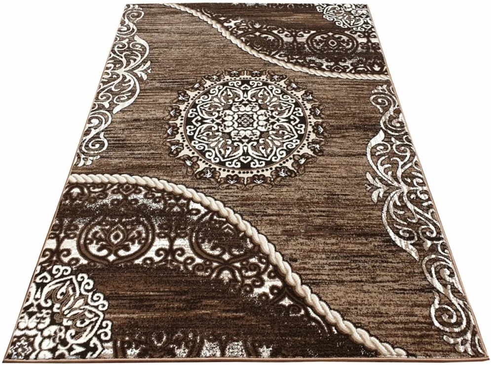 *Kusový koberec Čipka hnedý, Velikosti 60x100cm