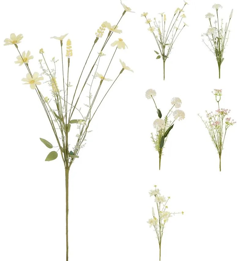 Kvety v 5 farbách 69 cm