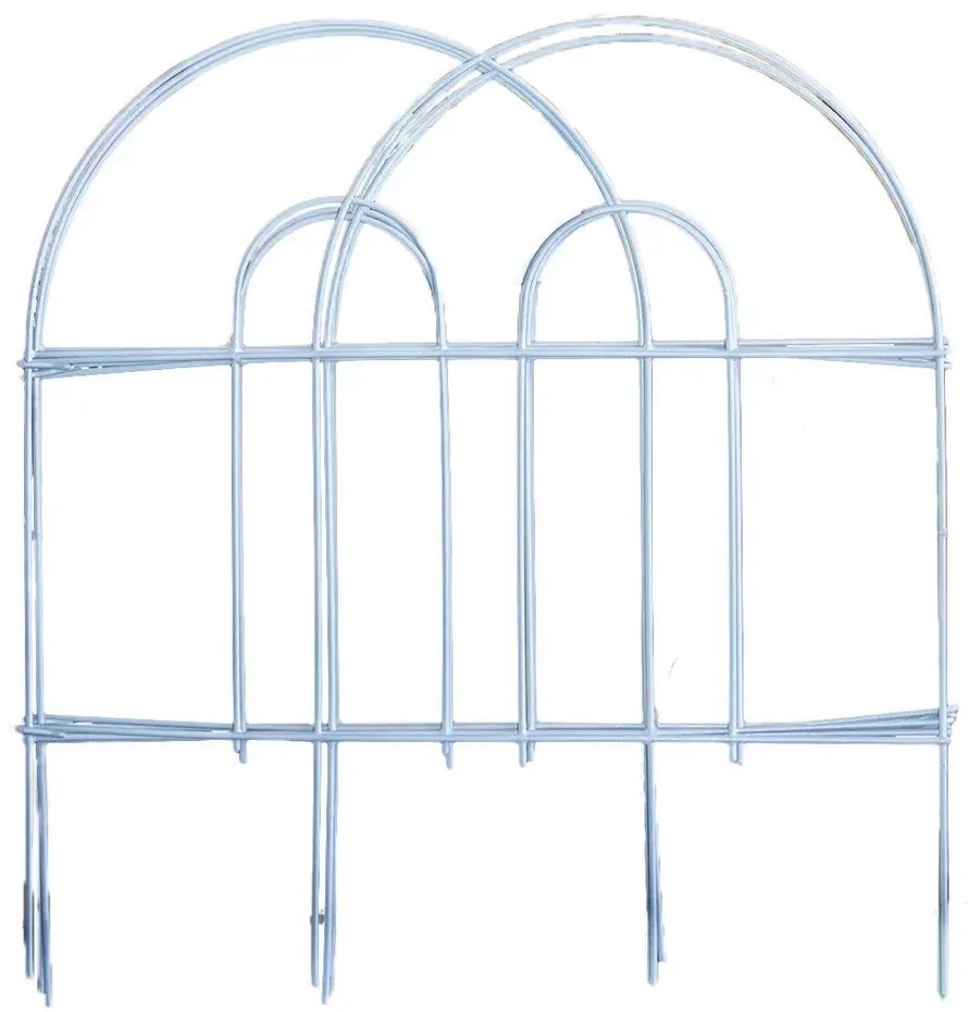 Záhradný plôtik biela, 3 m