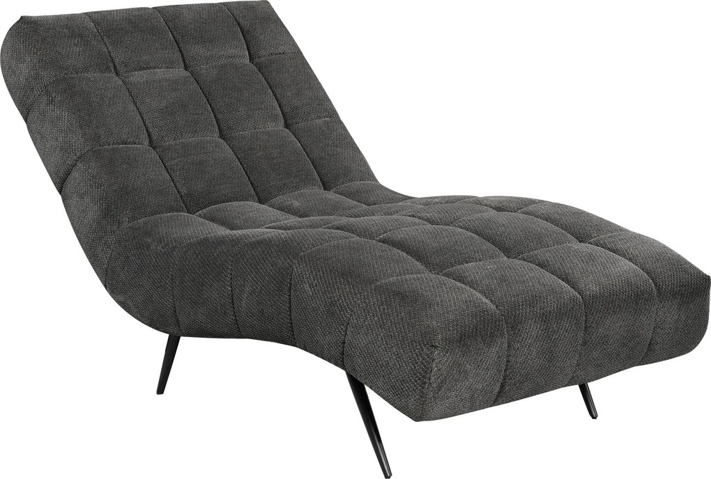 XXXLutz RELAXAČNÉ LEŽADLO, textil, tmavosivá MID.YOU - Kreslá - 001458005302