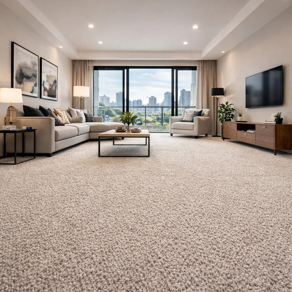 Koberec metráž Bloom 433, na mieru, šíře 4m,5m, béžová, ab (mriežka), chodba / predsieň, Lano